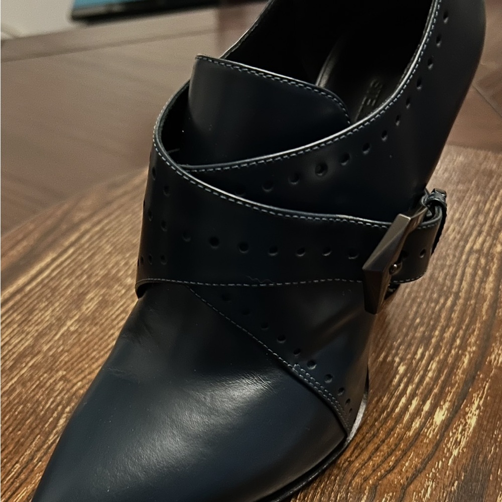 Sleek Black Women's Ankle Booties  size 38 EURO